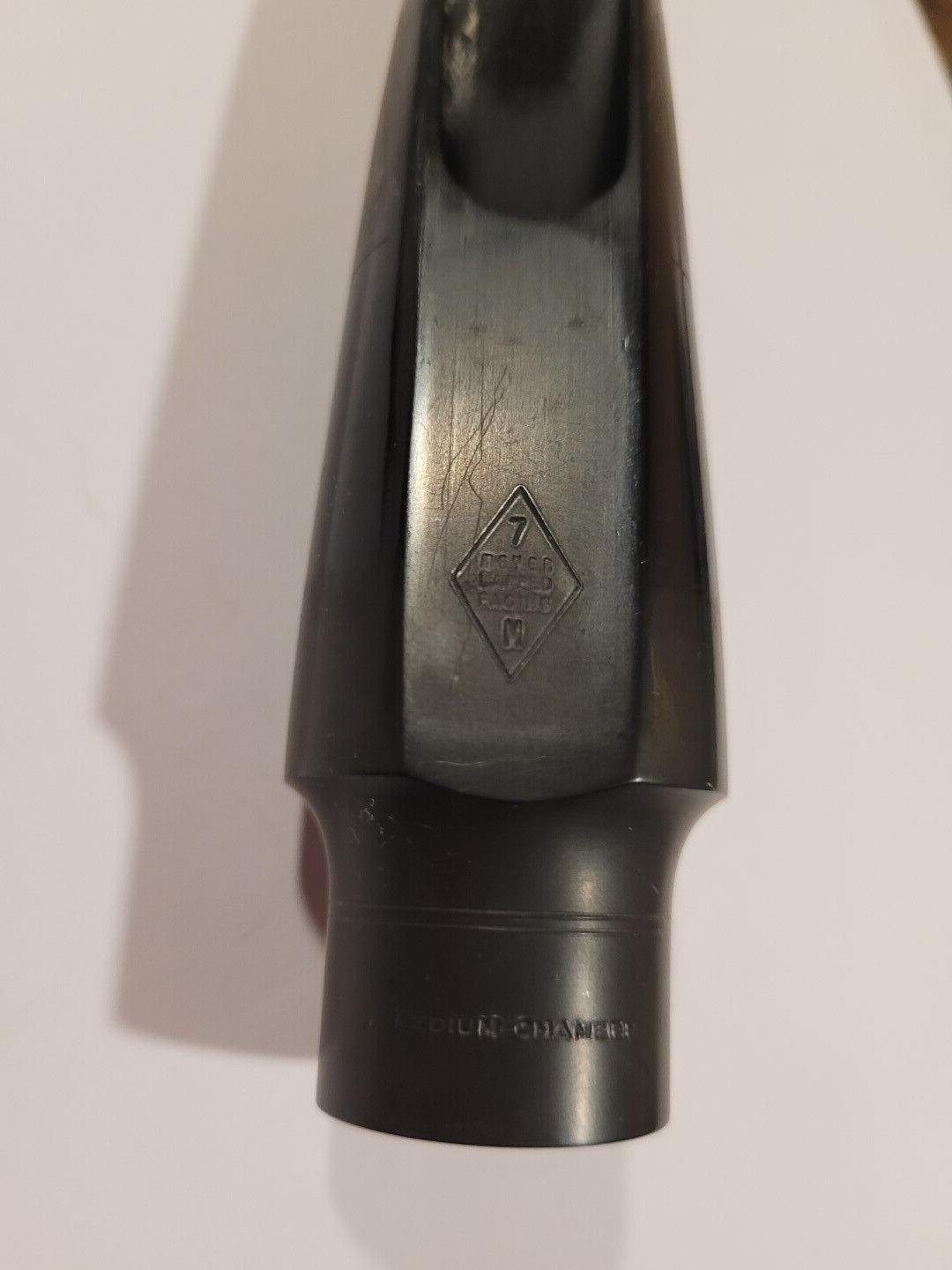 VINTAGE MEYER HARD RUBBER 7M MEDIUM JAZZ TENOR SAX SAXOPHONE MOUTHPIECE