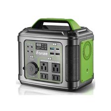 iFanze 300W Portable Power Station 296Wh 80000mAh Outdoor Solar Generator AC/DC