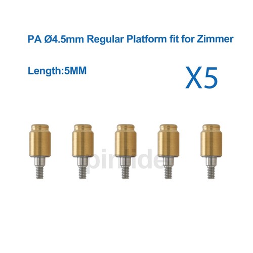 Dental Attachment Locator Abutments for Zimmer Screw Vent 3.5/4.5mm Platform - Picture 22 of 25