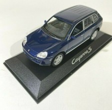 2003- Porsche Cayenne S,1:43 Scale Diecast, Blue, by Minichamps,WAP C2000413