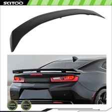 Fits Chevy Camaro 2016-2024 ABS Matte Black Spoiler Wing