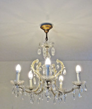 antiker Kristalllüster Maria Theresia fünfarmig