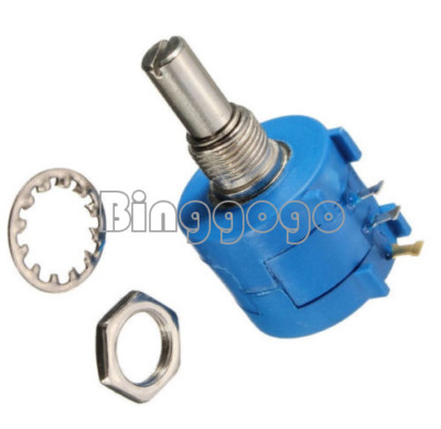 Potentiomètre PT15 1K 2K 5K 10K 20K 50K 100K 500K 1M 500ohm, Trou Elliptique, Interrupteur De Résistance Réglable Horizontale 3 Broches, 10 Pièces