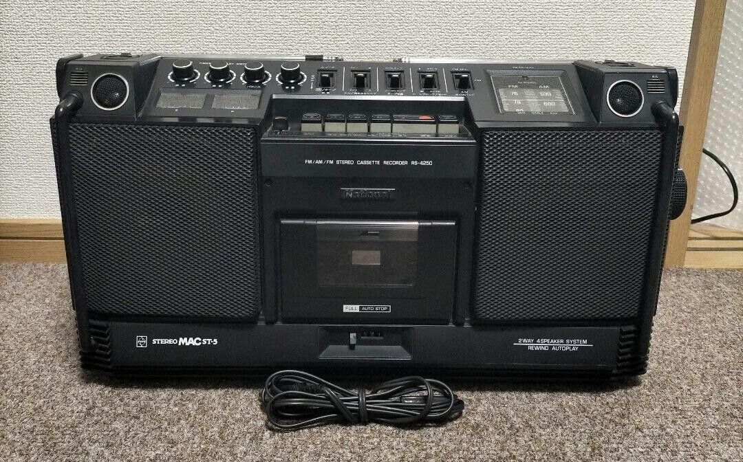 ラジオ・コンポ National RS-4250 National Panasonic RS-4250 FM/AM/Stereo Cassette Recorder