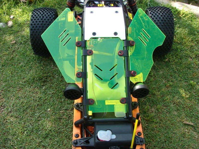 Windshield Dust Cover Set for 15 Scale HPI ROVAN KM Baja 5B RC Car - Image 4 of 4