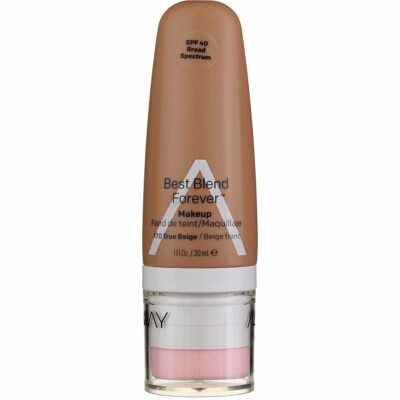 Almay Best Blend Forever Foundation, True Beige, 1 fl. oz., SPF 40 Broad
