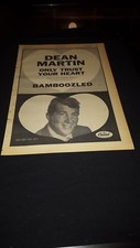 Dean Martin Only Trust Your Heart Rare Original Promo Poster Ad Framed!