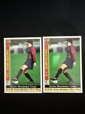 18 XAVI BARCELONA MUNDICROMO LIGA 1999 2000 NO ROOKIE PANINI CARD SECOND YEAR X2