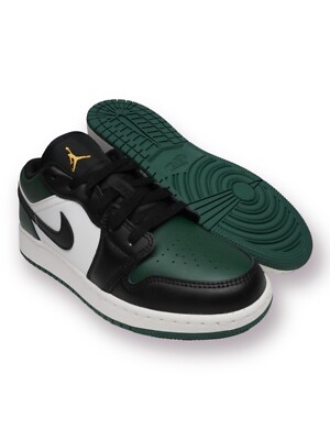 シューズ(男性用) Nike Air Jordan 1 Low \"Green Toe\" Jordan Size 7Y - Nike Air Jordan 1 Low Green Toe Green White Black
