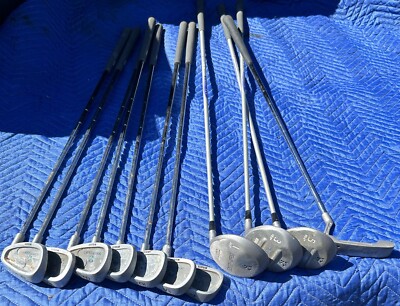 Set of 10 Wilson Power Source Ladies RH Golf Clubs, woods/irons/putter