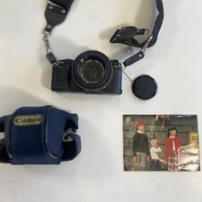 CANON T50 35mm SLR FILM CAMERA WITH CANON FD 28MM 1:2.8 LENS
