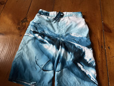 Old Navy Boys Shark Swim Shorts Bathing Suit Size XL 14-16