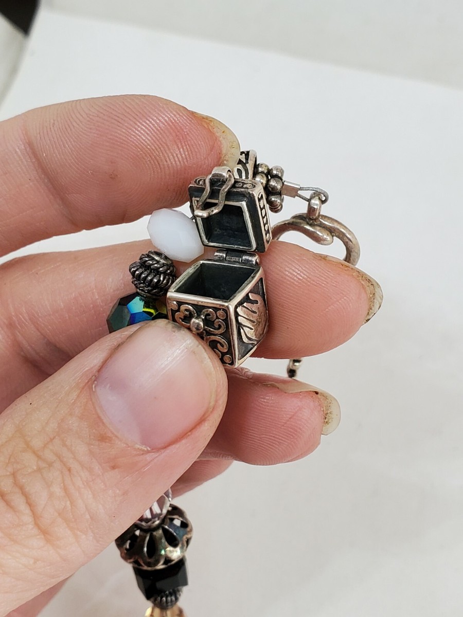 Sterling Silver Swarovski Crystal Tiny Trinket Box Cross Sterling Silver Swarovski Crystal Tiny Trinket Box Cross