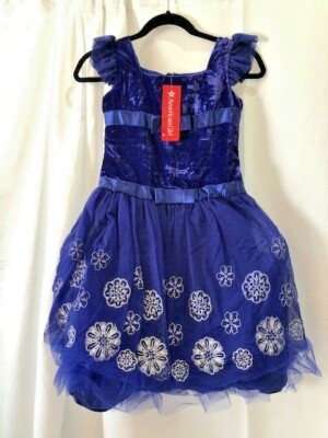 blue and silver christmas dress Girls' Blue Christmas Dress Festive Gingerbread House Dress for Girls Christmas Party Gown Kids 1 9 Yrs Winter Holiday Outfit