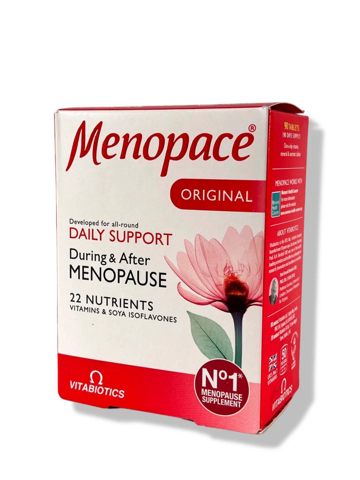 Vitabiotics Menopace-90 Tablets-Contains Vitamins/Minerals/Micronutrients