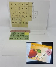 Fundations Letter Board with Magnet Tiles Level 1 by Wilson *COMPLETE 58 TILES*
