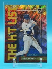 2022 Donruss #THL-1 Trea Turner The Hit List Diamond  Los Angeles Dodgers