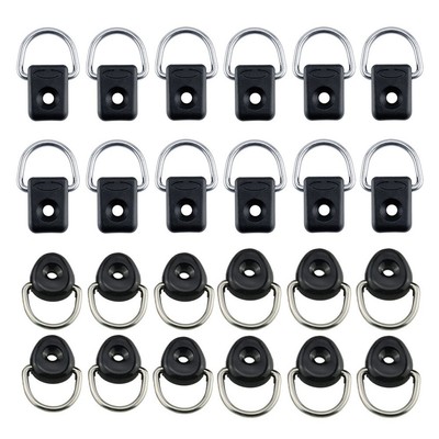 D-Ring Kajak-D-Ring 12 D-Ringe 12 St��ck D-Ring Kajak Schlaufenschrauben