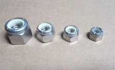 100 Piece Stainless Steel Nylon Insert Lock Nut Assortment