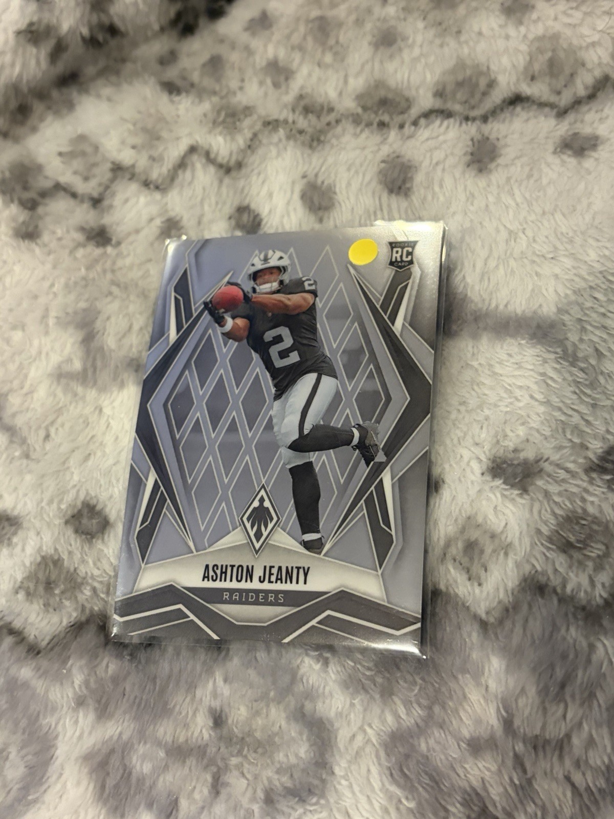 2025 Panini Phoenix Ashton Jeanty Silver Rookie RC Raiders #158