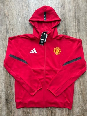 Adidas AdiClub Manchester United Z.N.E Anthem Jacket Men s Sz Medium JN2901