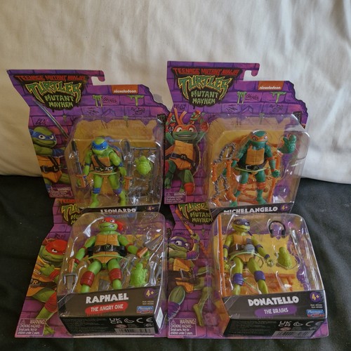 Teenage Mutant Ninja Turtles Mutant Mayhem 4 Spielfiguren Sammlung 