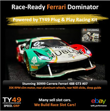 Carrera Digital 132 Ferrari 488 GT3 30999 + KIT RACING PLUG & PLAY TY49