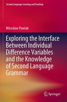 Miros¿Aw Pawlak | Exploring The Interface Between Individual Difference...