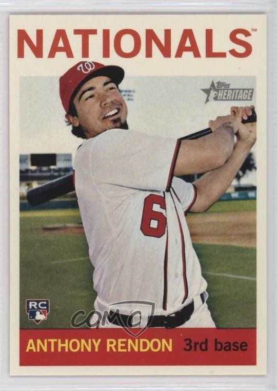 2013 Topps Heritage High Number Anthony Rendon #H509 a4y