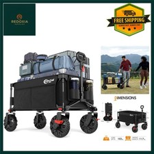 Beach Trolley on Wheels for Sand with Brakes All Terrain Big Wheels Festival ...