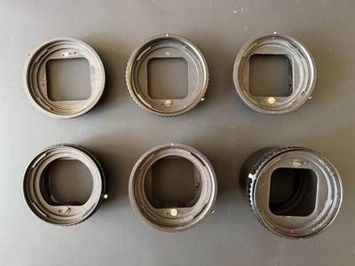 Hasselblad V System COMPLETE 6-Tube Extension Set 8 10 16 21 32 55- Serviced CLA