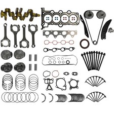 G4FG 1.6L Engine Overhaul Rebuild Kit w/Head Gasket Set Crankshaft Timing Cha...