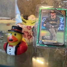 2024 Bowman Chrome Prospects Lunar Glow Refractor #BCP-145 Jackson Merrill