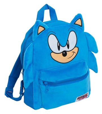 Sonic The Hedgehog 3D Plüsch Rucksack Kinder Sega Schule Buch Mittagessen Schwimmen Reisetasche