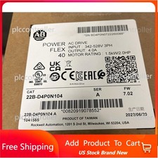 Allen-Bradley 22B-D4P0N104 /A PowerFlex 40 1.5kW 2 HP AC Drive  US Free Tax