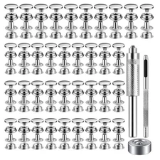 148PCS Snap Fastener Kit Tool, High Grade Copper Material, Press Studs Snap F...