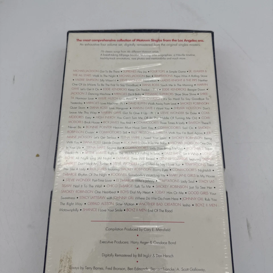 Hitsville USA Vol 2 The Motown Singles 1972-1992 Cassettes Box Set 4 New - Image 3 of 4