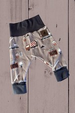 Baby Pumphose Handmade Junge Baufahrzeuge  50...