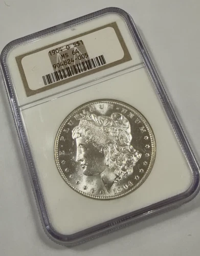 1904-O Morgan Silver Dollar $ MS64 NGC
