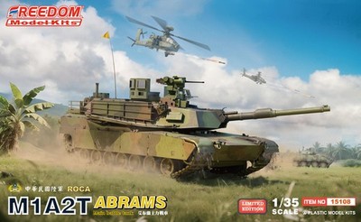 FREEDOM F15108 1/35 M1A2T ABRAMS Main Battle Tank Assembly Model Kit