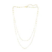 Cavill Vergoldete 925 Sterling Silber Halskette Damen Elegant Verstellbar