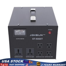 5000W Step Up/Down Transformer Regulator/Stabilizer 120V-220V 220V-110V Voltage