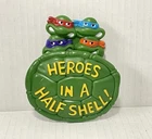 Vintage 1989 Teenage Mutant Ninja Turtles Heroes in a Half Shell Kids Meal Toy