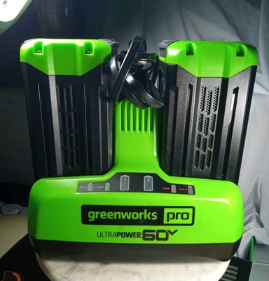 #ad #ad Greenworks Battery and Charger 5 AH 60V $500.00