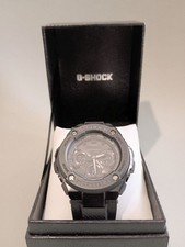 G-SHOCK G-STEEL GST-W300G-1A1JF Solar Radio Watch Black Used From Japan