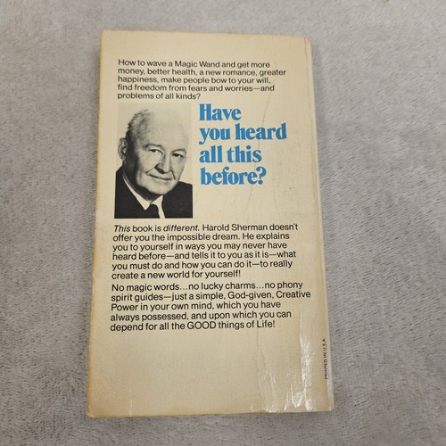 How To Picture What You Want By Harold Sherman First Edition First Printing 1978 - Imagen 2 de 8