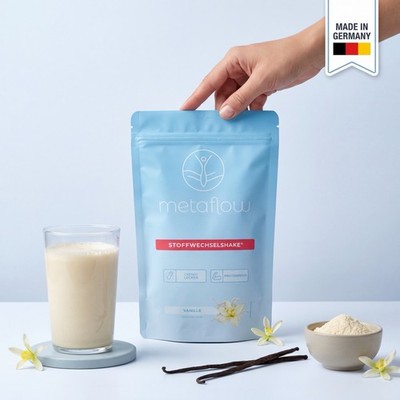 Metaflow Stoffwechsel Shake 450g | Abnehmshake Diät Mahlzeitenersatz Alle Sorten