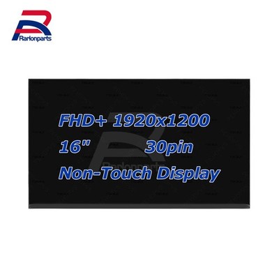 Laptop 16'' FHD+ 1920x1200 LCD Screen Display Non-Touch eDP 30 Pin B160UAN04.4