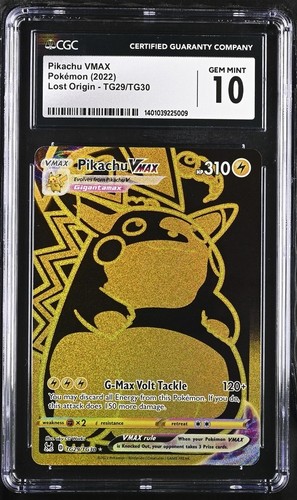 Pikachu VMAX graded CGC 10 for sale on eBay