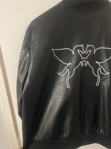 Giacca bomber Fred Perry Amy Winehouse ecopelle nera taglia 16 usata - Foto 15 di 24